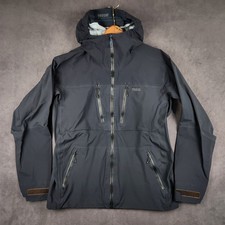 TREW Gear Capow Jacket Mens Large Black RECCO Hard Shell Ski Snowboard
