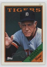 1988 Topps Team Checklist Sparky Anderson #14 HOF 0s2w