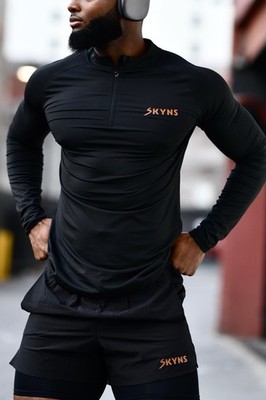SKYNS AESTHETICM1 Quarter Zip Long Sleeve Size Large