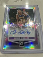 2024-25 Panini Donruss Optic - Signature Series Cedric ceballos