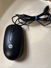 HP 672652-001 USB 2 Button Optical Mouse - Black- EUC