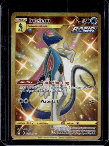 2021 Pokemon SWSH Evolving Skies Inteleon #227/203