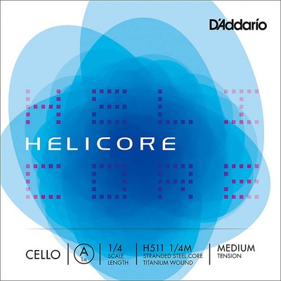 D'Addario Helicore Series Cello A String 14 Size