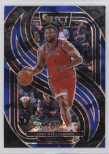 2024 Panini Select Premier Level Blue Cracked Ice Prizm Zion Williamson #138 fm0