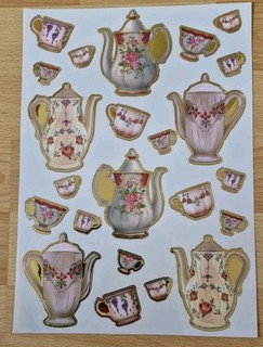 1 A4 Bogen Ultra Gloss Sticker Kaffeezeit