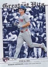 ROMAN ANTHONY TOPPS ROOKIE 2025 GREATEST HITS RC RED SOX #GH-26 2026 26 S1
