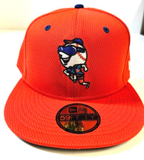 St. Lucie Mets MILB NE 2023 Batting Practice Fitted Hat~ Orange