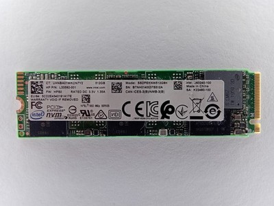 Intel SSDPEKNW512G8H 512GB 2280 M.2 NVMe Solid State Drive SSD