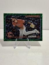 HUNTER GADDIS - 2024 Topps Update Green Crackle Foil #US211 Guardians /499