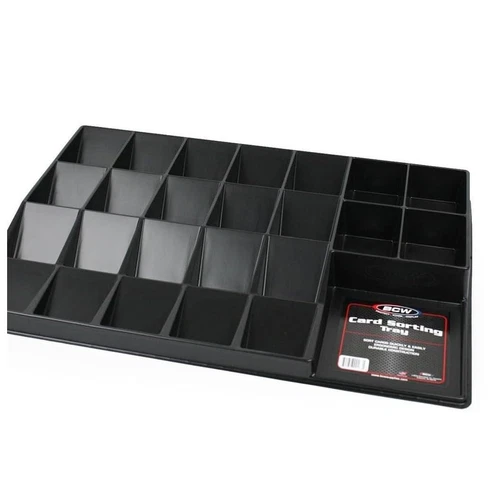 BCW Trading Card Sorting Tray for Pokemon MTG Baseball Sports Cards Black - Picture 1 of 5