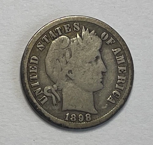 1898-O Barber Dime - Better Date 10C; Y079
