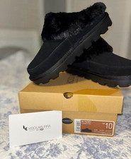 Koolaburra by UGG Tizzey Women's US 10 Black Slip-On Lined Slippers