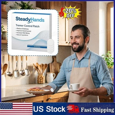 Steadyhands Tremor Control Patch, Steady Hands Control Patch - Hand Stabilizer