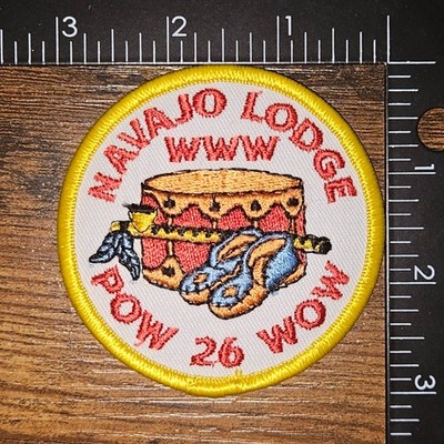 Navajo Lodge 26 WWW Pow Wow Order of the Arrow BSA Patch