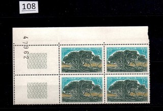 // 4X TAAF MNH FLORA TREES