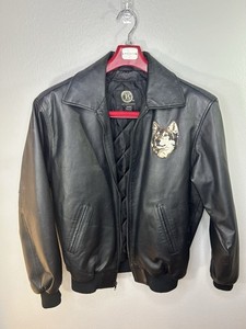 Wolf Leather Jacket | eBay