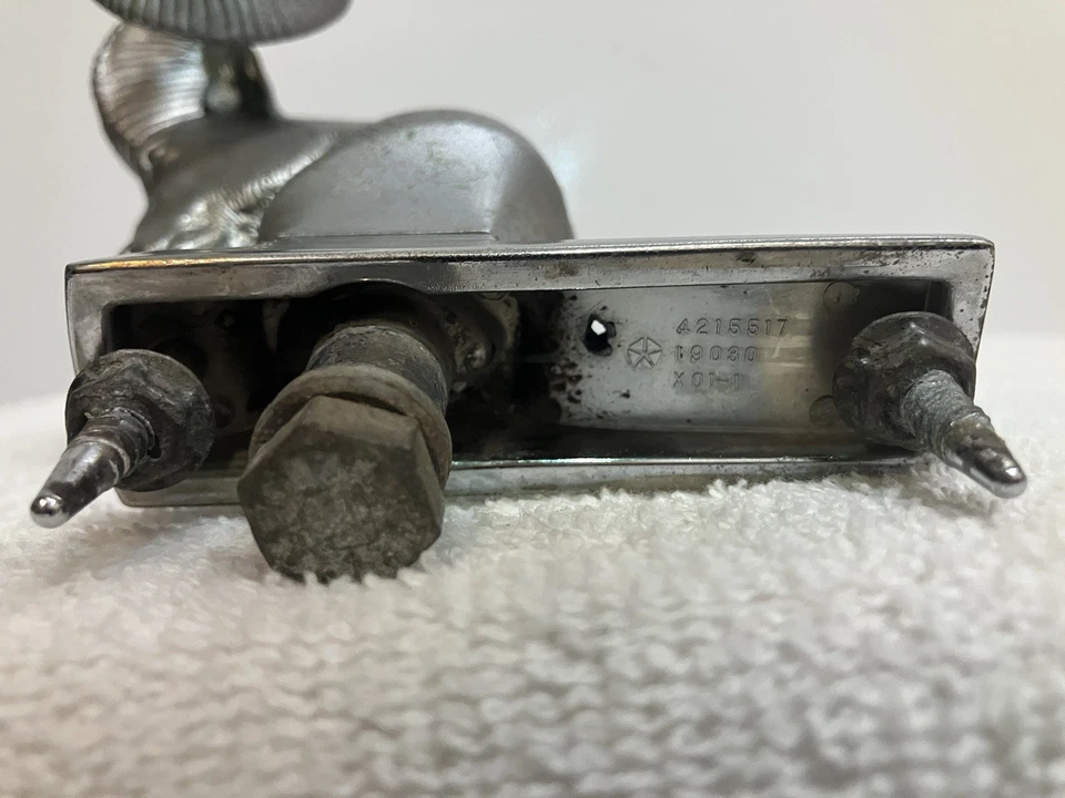 OEM 1981-1993 DODGE RAM HOOD ORNAMENT PICKUP TRUCK RAM CHARGER GENUINE MOPAR - Image 3 of 4