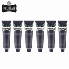 6 Pack Proraso Shaving Cream in Tube Blue 150ml 400913 Italy
