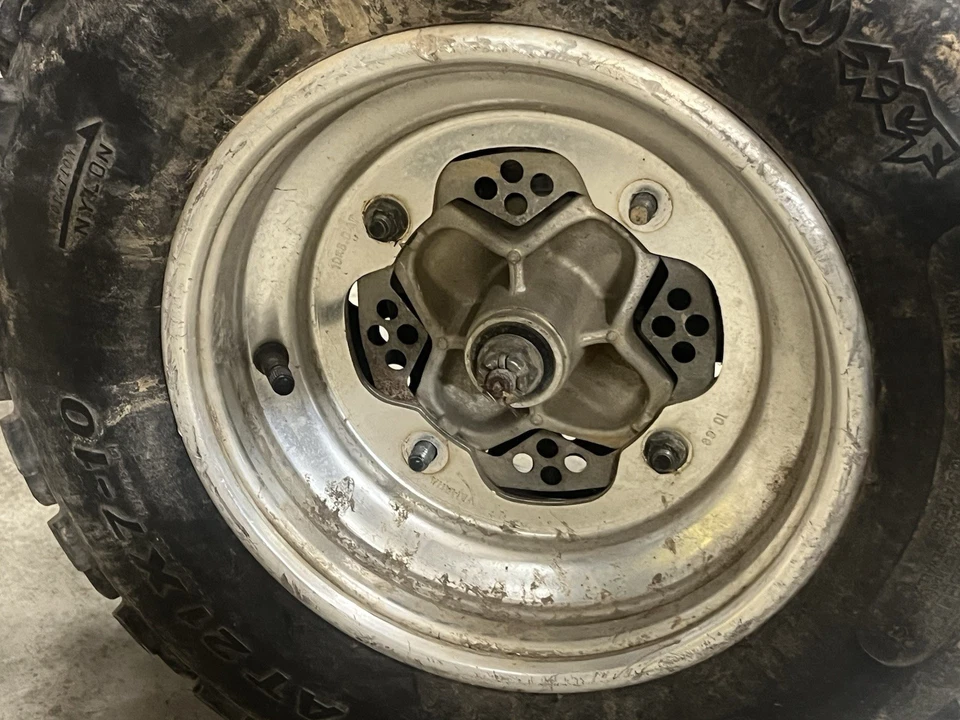 Yamaha Raptor 350 Warrior от оригинального производителя запасные оригинальные передние колеса комплект шин ободы 06 2007 - Изображение 4 из 4