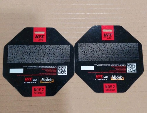 2019 UFC 244 UFC Jorge Masvidam Vs Nate Diaz TICKETS Nov. 2nd - Picture 5 of 5
