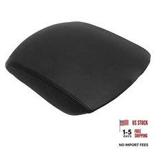 Armrest Synthethic Leather Cover Fit for Center Console Armrest Cover Black