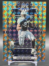 2023 Panini Mosaic Eddie George #239 Tessallations Mosaic Prizm /15 SSP Titans 