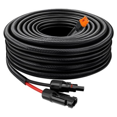 MOOKEERF Solar XT60i Cable 10AWG Flame Retardant Protective Sleeving - 12FT