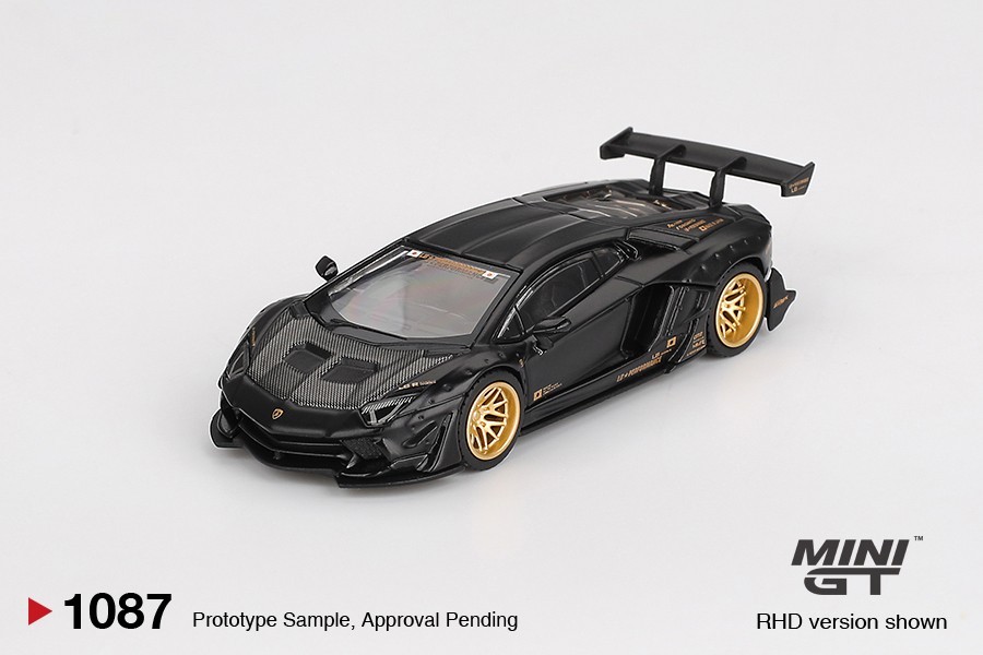 MINI GT 1087 LB WORKS Lamborghini Aventador Limited Edition Matte