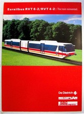 NEOPLAN Eurailbus RVT 6-2 4-2 Train Vehicle Sales Brochure 1995 #05.95.0014