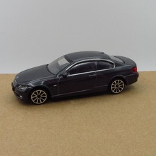 BMW 335i E92 Coupe Diecast Modellauto Maßstab 1:64 schwarz/grau D3 Kombi Portofrei