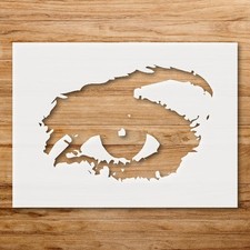 Eyes Portrait Wall Art Stencil for Creative Projects - StencilAir