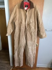 VTG 80s/90 Walls Zero Zone Coveralls Mens 2XL Insulated Outerwear Brown
