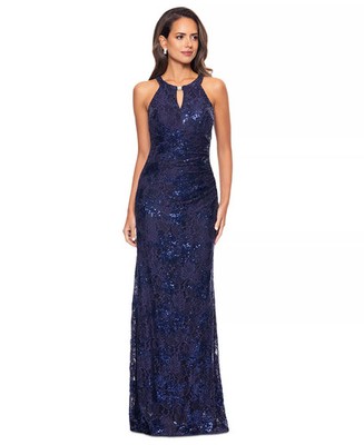 lace cape maxi dress Pure Desire Lace Cape Long Dress – Belchic main image 1