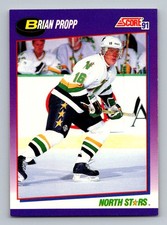 #223 1991-92 Score Brian Propp Minnesota North Stars