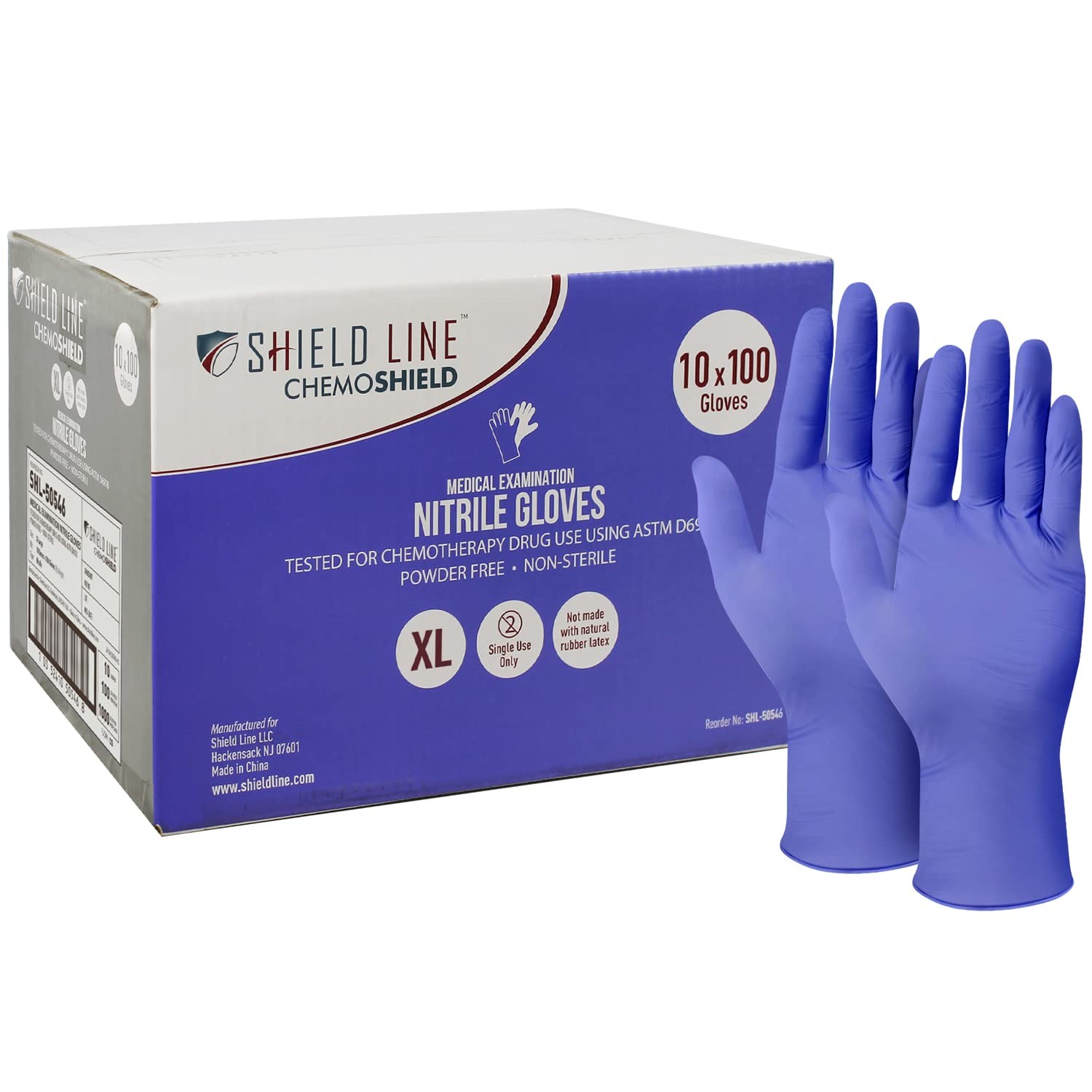 Nitrile Medical Examination Gloves - Chemotherapy-Rated Disposable For Doctor...