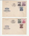 (2) 1955 Germany DDR  First Day Issue Covers National Gallery Berlin