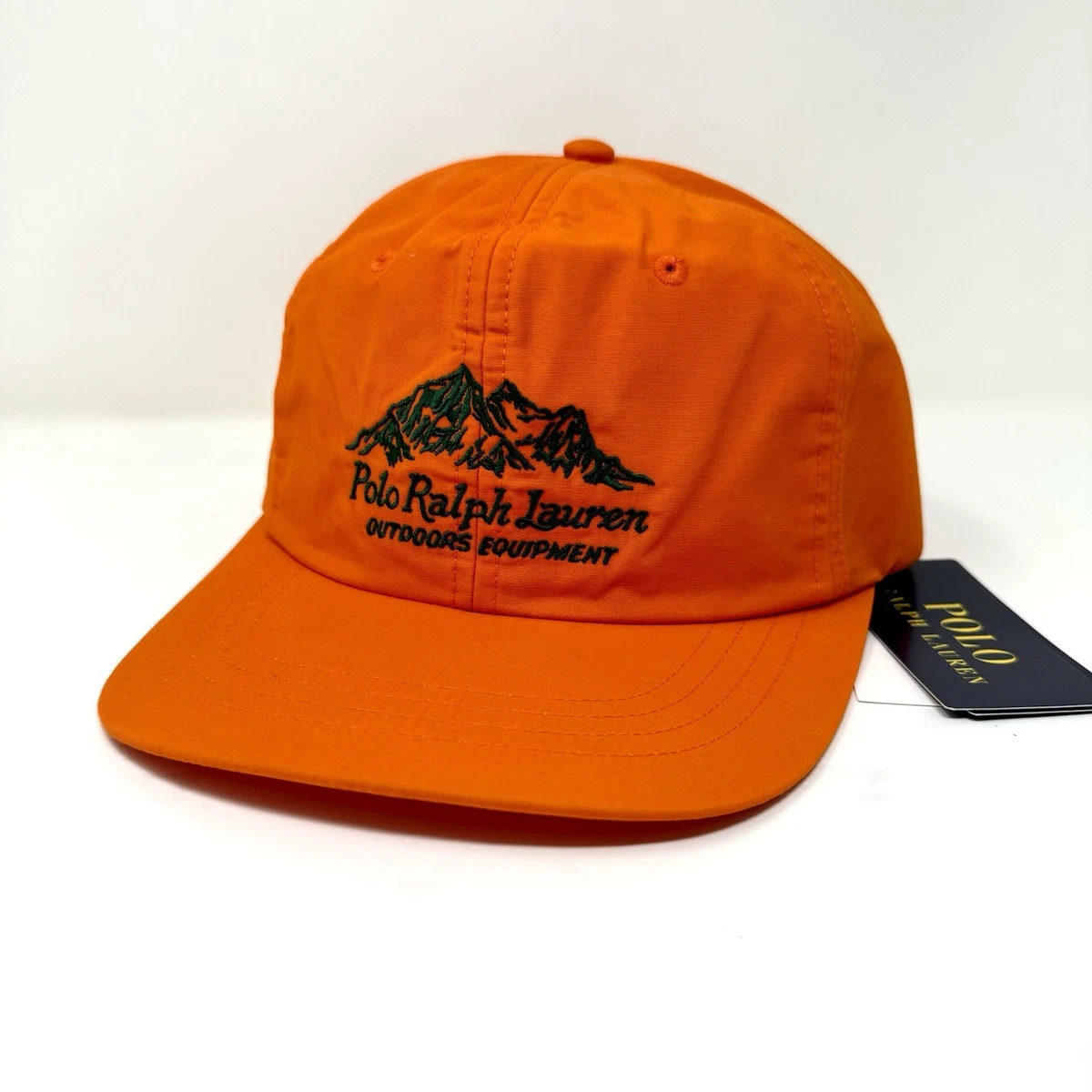Ralph Lauren Orange Polo Embroidered Cap with Yellow Logo POLO RALPH LAUREN Logo-Embroidered Cotton-Twill Baseball Cap  main image 2