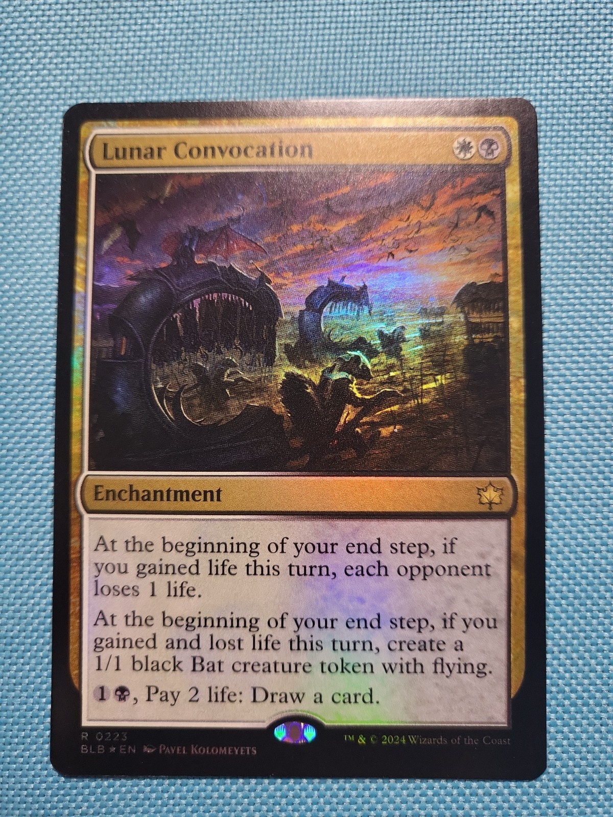 MTG - NM FOIL Lunar Convocation - Bloomburrow
