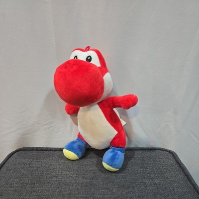 Super Mario Bros Red Yoshi Licensed Stuffed Animal Plush Toy 