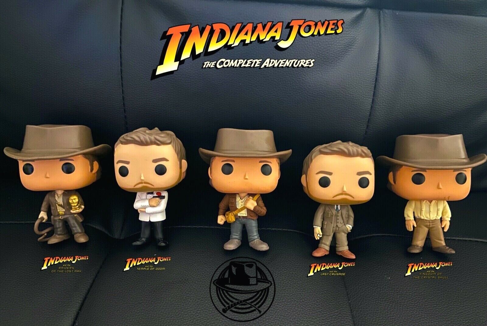 Indiana Jones COMPLETE ADVENTURES Indy Variant FUNKO FIGURE Pop Vinyl FULL  SET