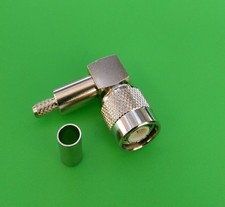  5 PACKS TNC Male Right Angle Crimp Type RG58 RG142 LMR195 Connector-USA Seller
