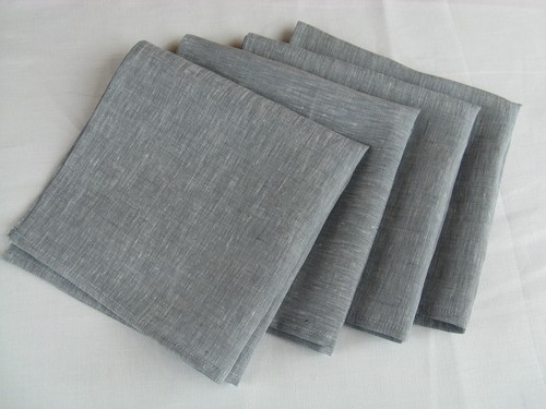 100 % Leinen Servietten Tuch Tisch Abendessen Hochzeit Natur Servietten Set - Bild 9 von 9