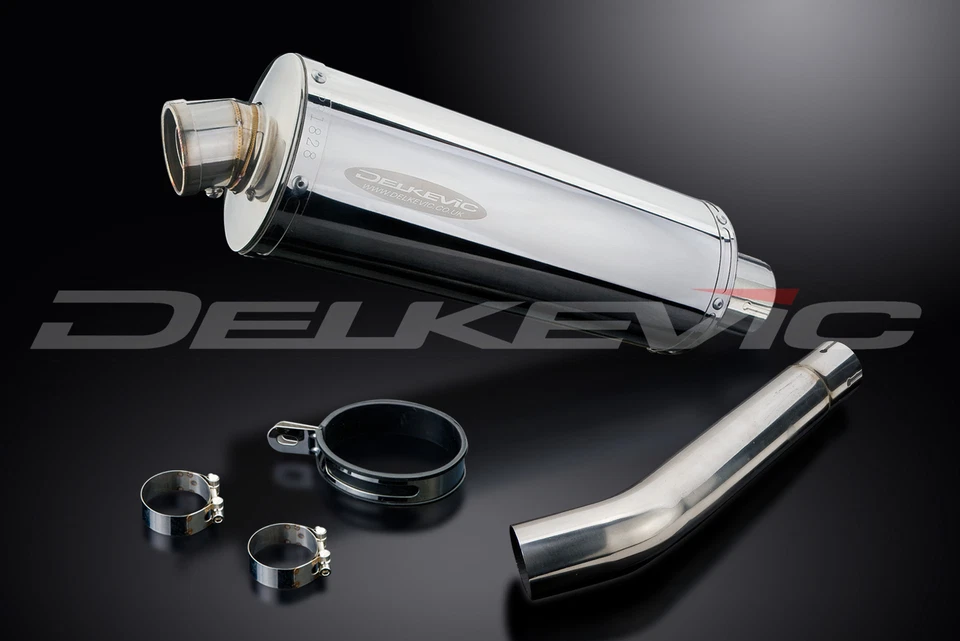 Yamaha YZF600R Foxeye 1994-2007 комплект овального глушителя из нержавеющей стали без шнуровки 14 дюймов - Изображение 3 из 4