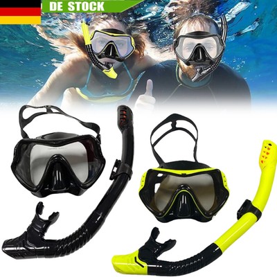 Anti-Fog Schnorchelset Schnorcheln Set mit Schnorchel Taucherbrille Erwachsene.