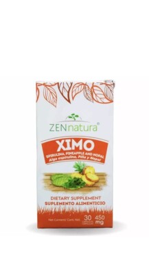 Ximo Spirulina, Pineapple and Nopal 30 Capsules
