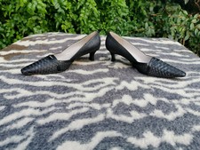 Peter Kaiser Grey Snakeskin leather effect shoes UK 4 EU 37