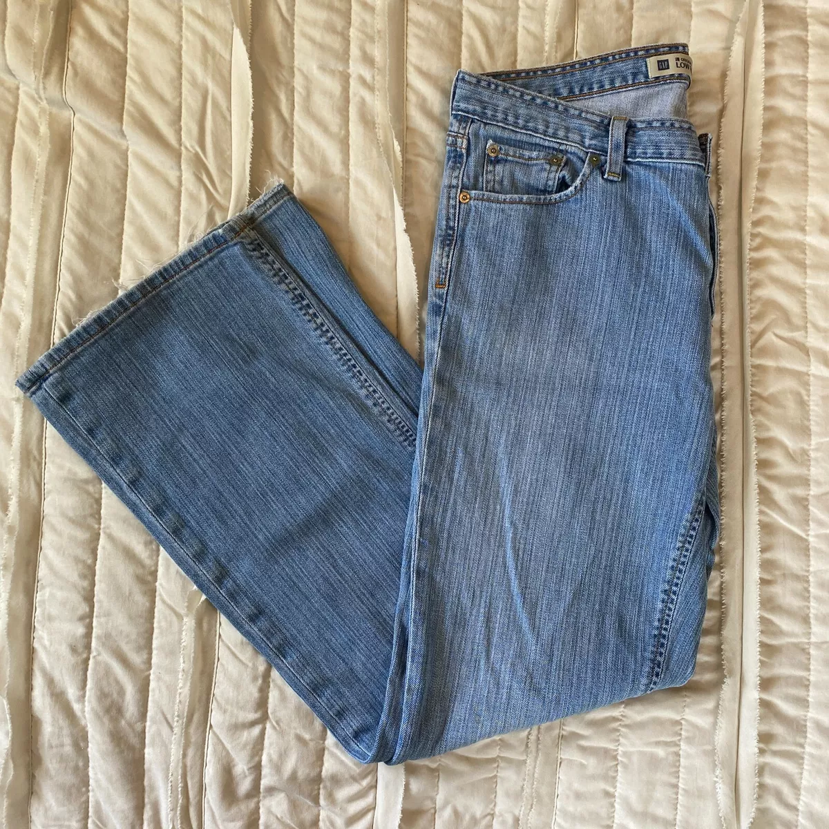 Gap low rise boot cut jeans hotsell