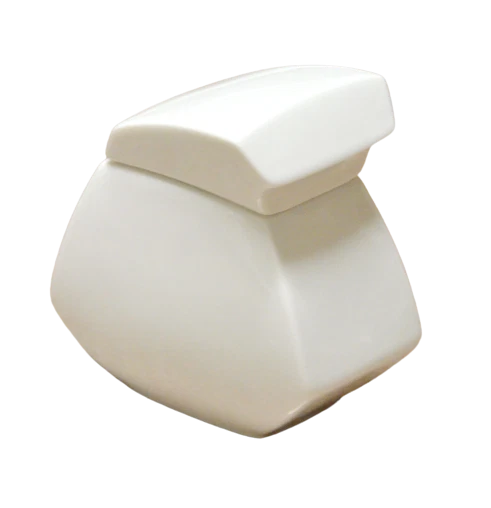 Zuccheriera Porta Zucchero Rosenthal Flash in Porcellana Bianco