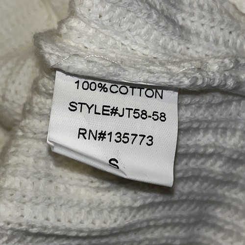 Olivaceous Cotton Crop Sweater Distressed Sz Small NWT - Picture 6 of 7