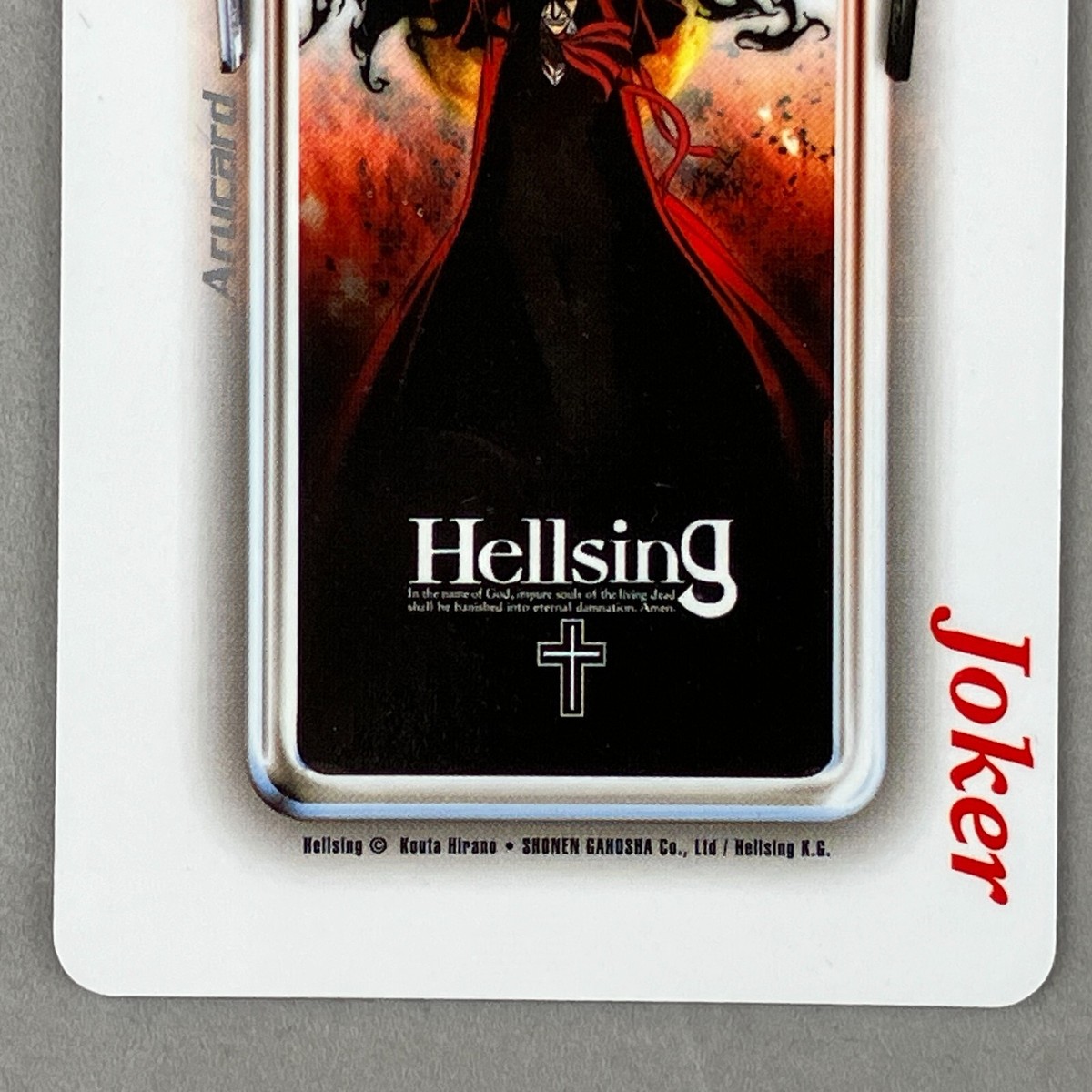 2003 Pioneer Hellsing Alucard Joker Promo Playing Anime Trading